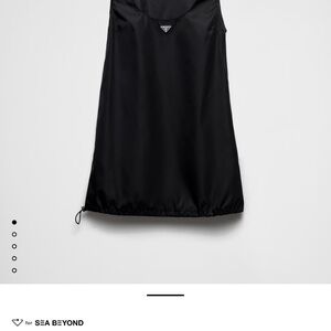 Black Sleeveless Dress PRADA MINI